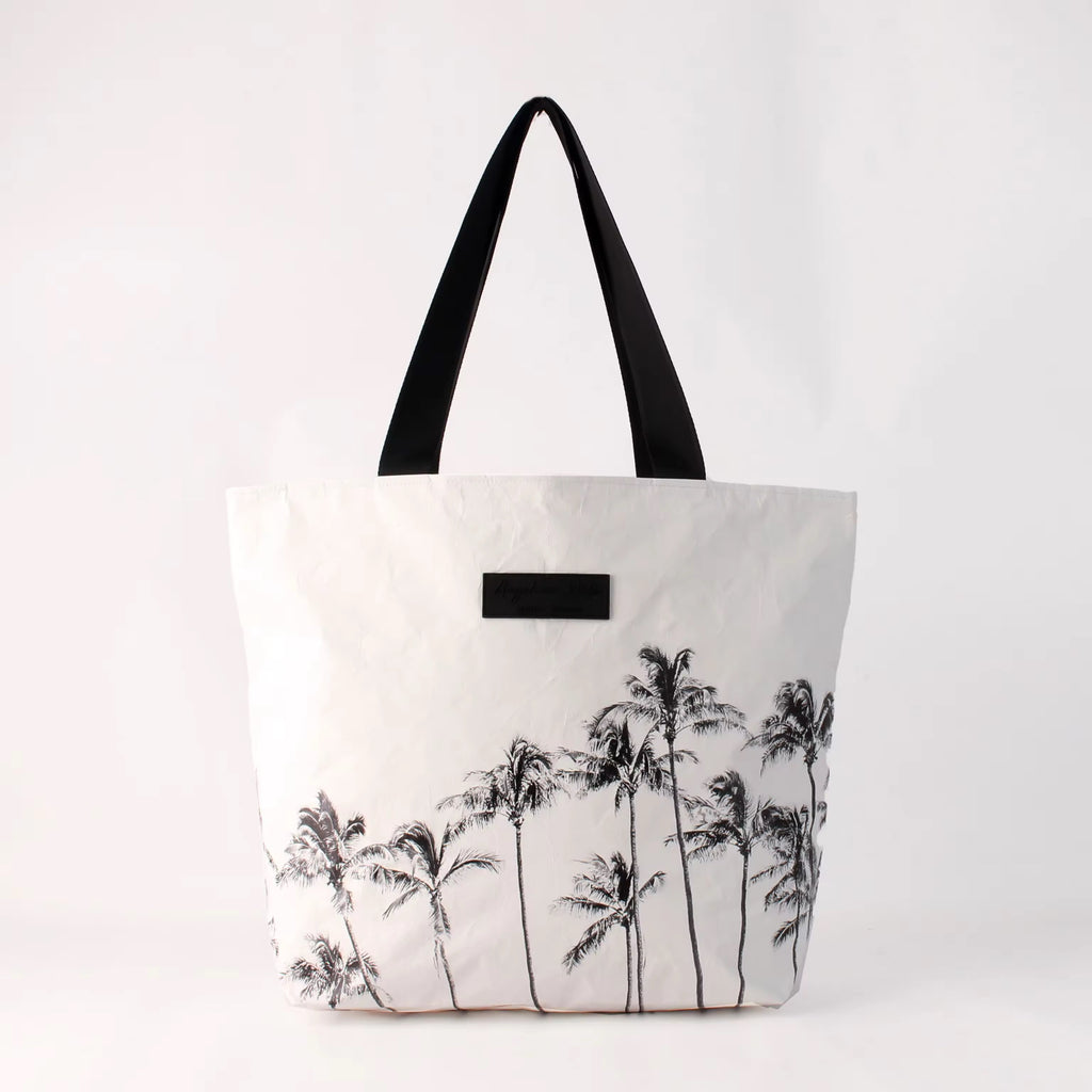Black & White Palms Tote
