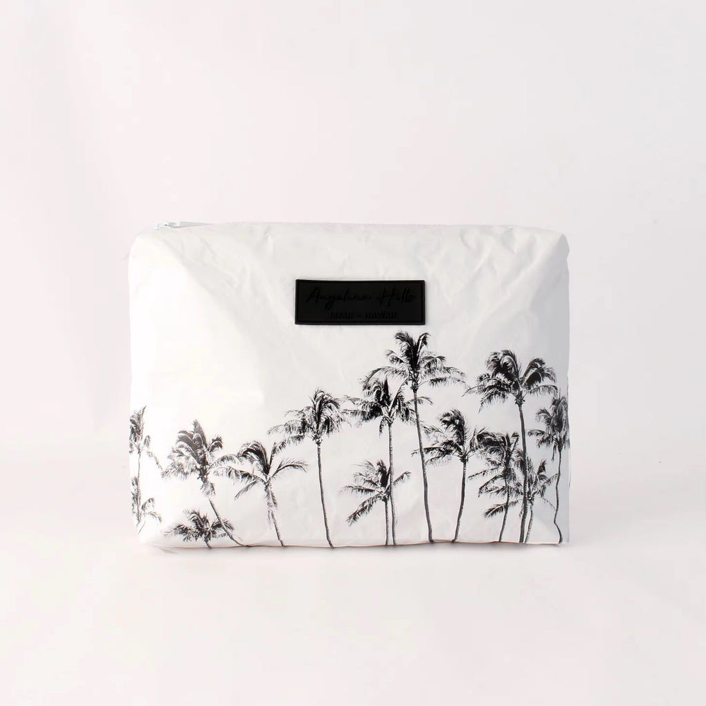 Black & White Palms Pouch