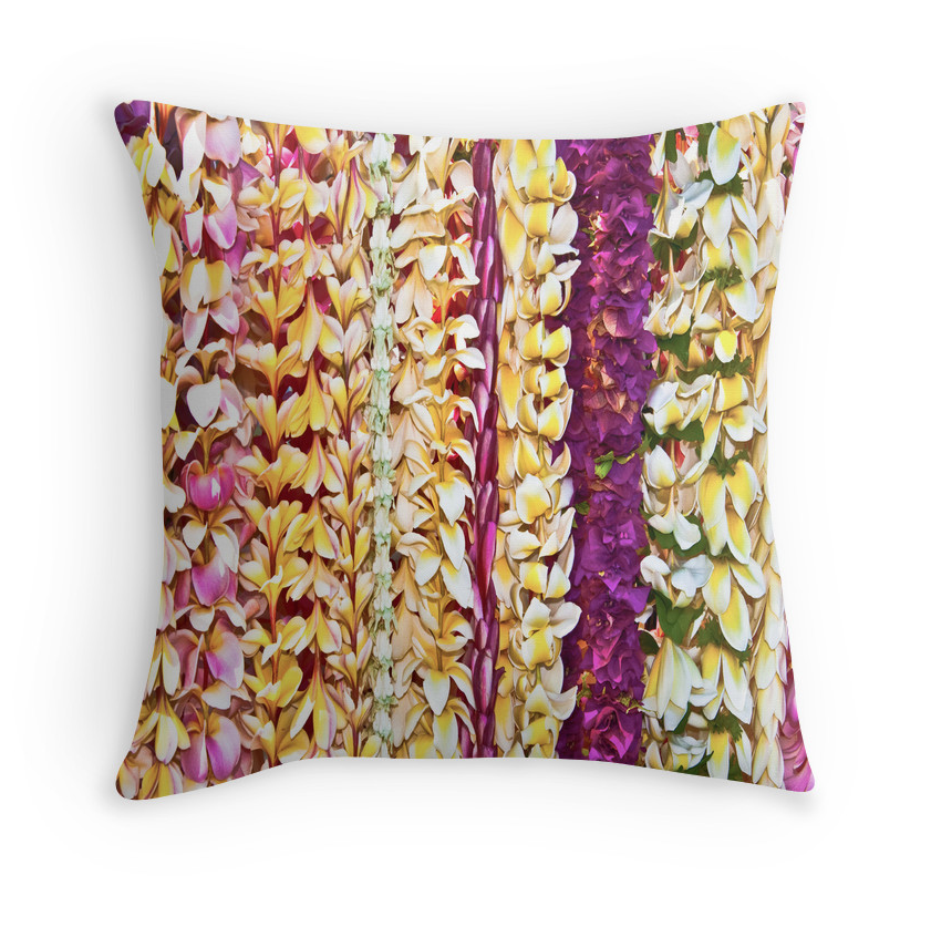 Hawaiian Leis Pillow