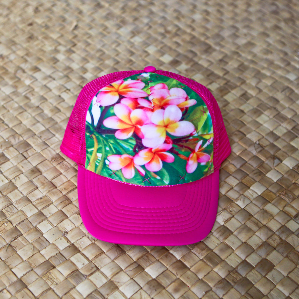 Pink Plumeria Tree Hat