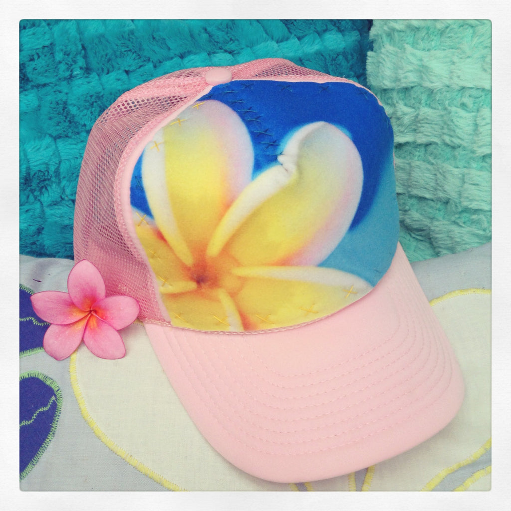 Child Plumeria Petals Hat