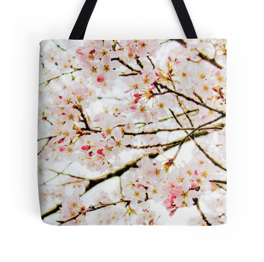 Cherry Blossoms Tote Bag
