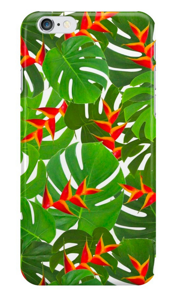 Monstera & Heliconia iPhone Case