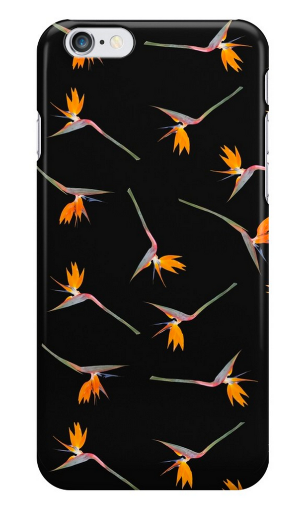 Midnight Bird of Paradise iPhone Case