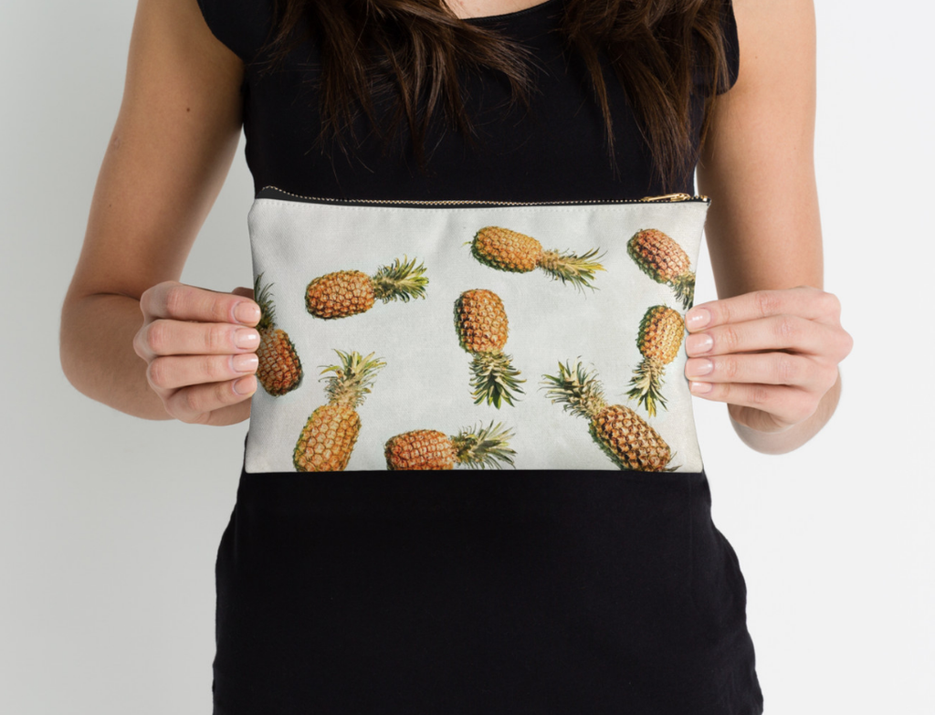 Vintage Pineapples Clutch