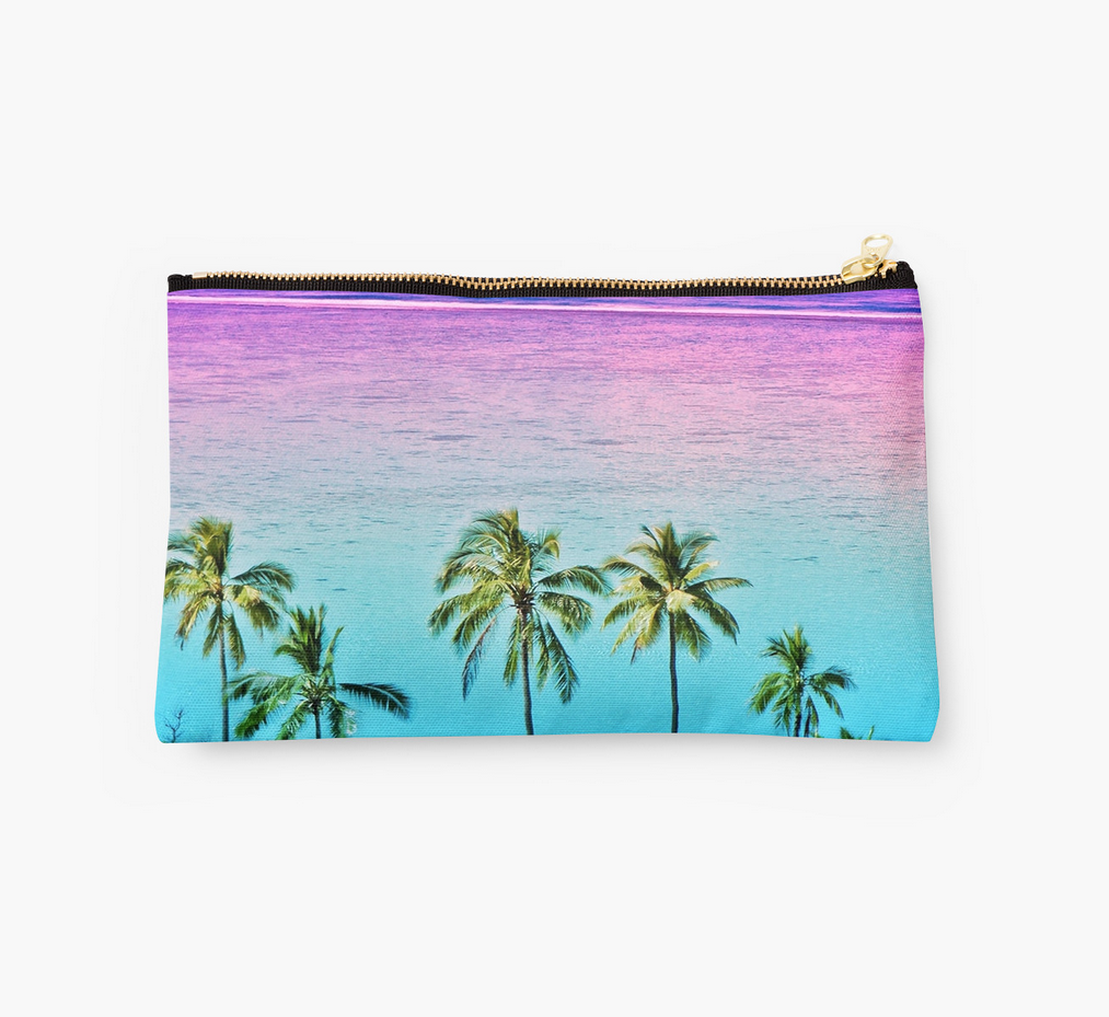 Moorea Sunset Palms Clutch