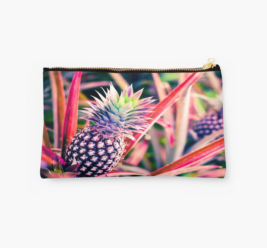 Purple Hawaiian Pineapple Clutch