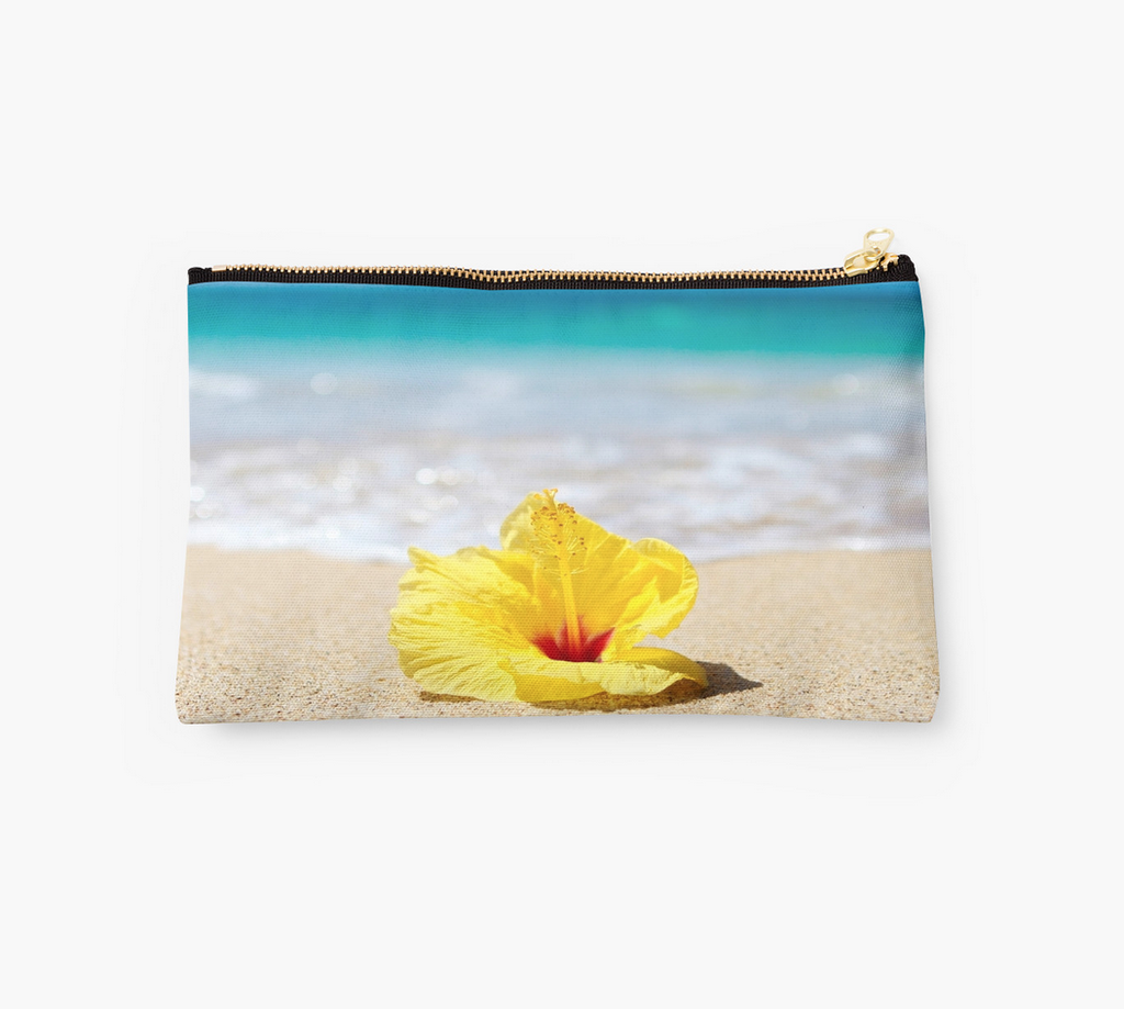 Sunny Hibiscus Clutch