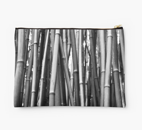 Black & White Bamboo Clutch