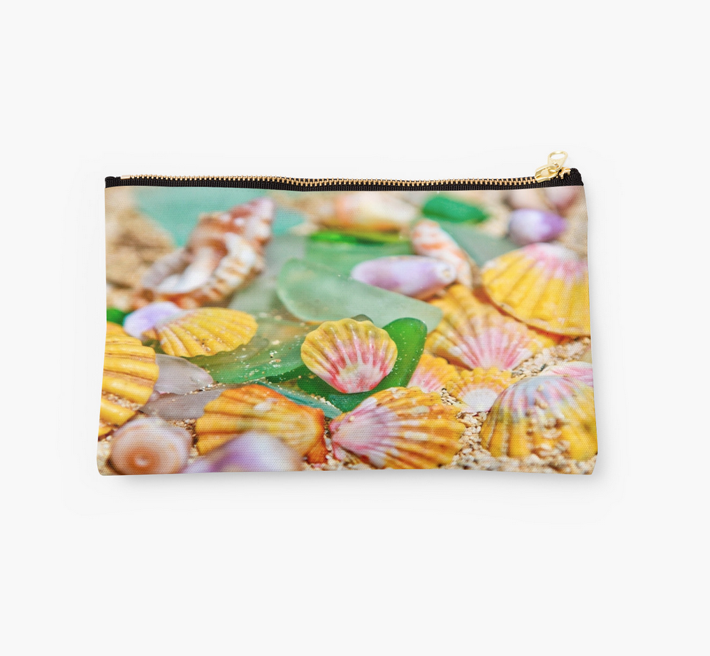 Pastel Sunrise Shells Clutch