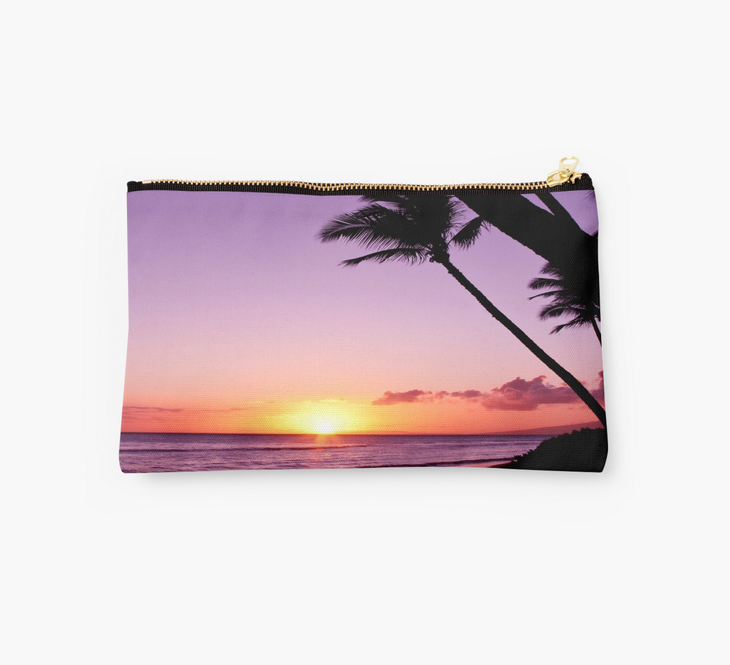 Kaanapali Purple Sunset Clutch