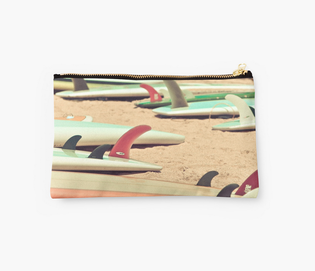 Retro Surf Fins Clutch