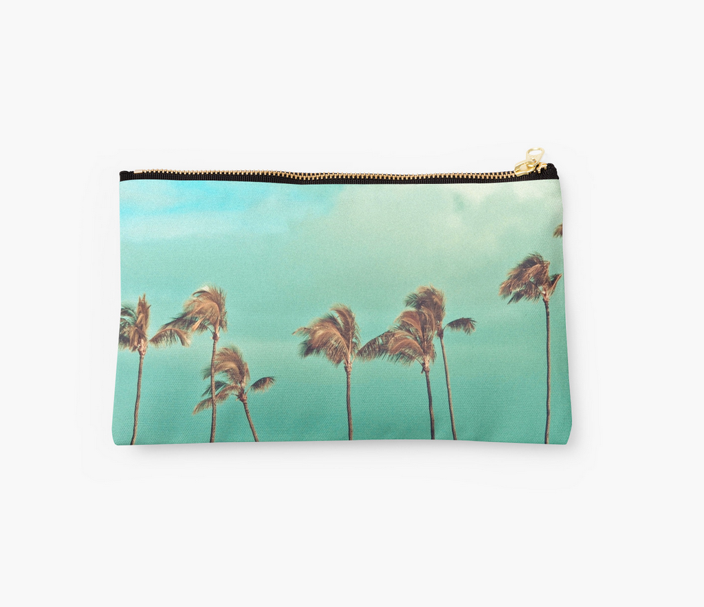 Retro Baldwin Palms Clutch