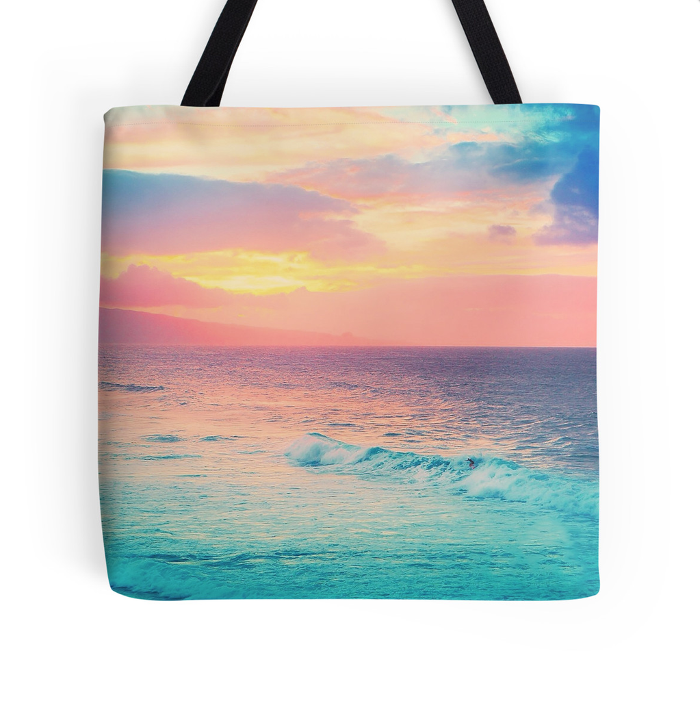 Ho'okipa's Heavenly Sunset Tote Bag