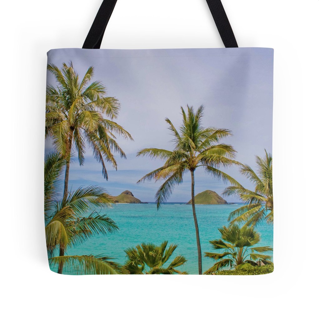 Lani Kai & Palms Tote Bag