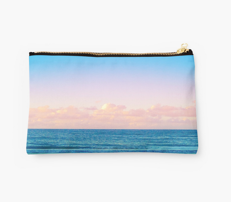 Cotton Candy Beach Sunset Clutch
