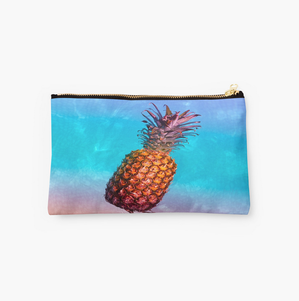 Rainbow Waters Pineapple Clutch