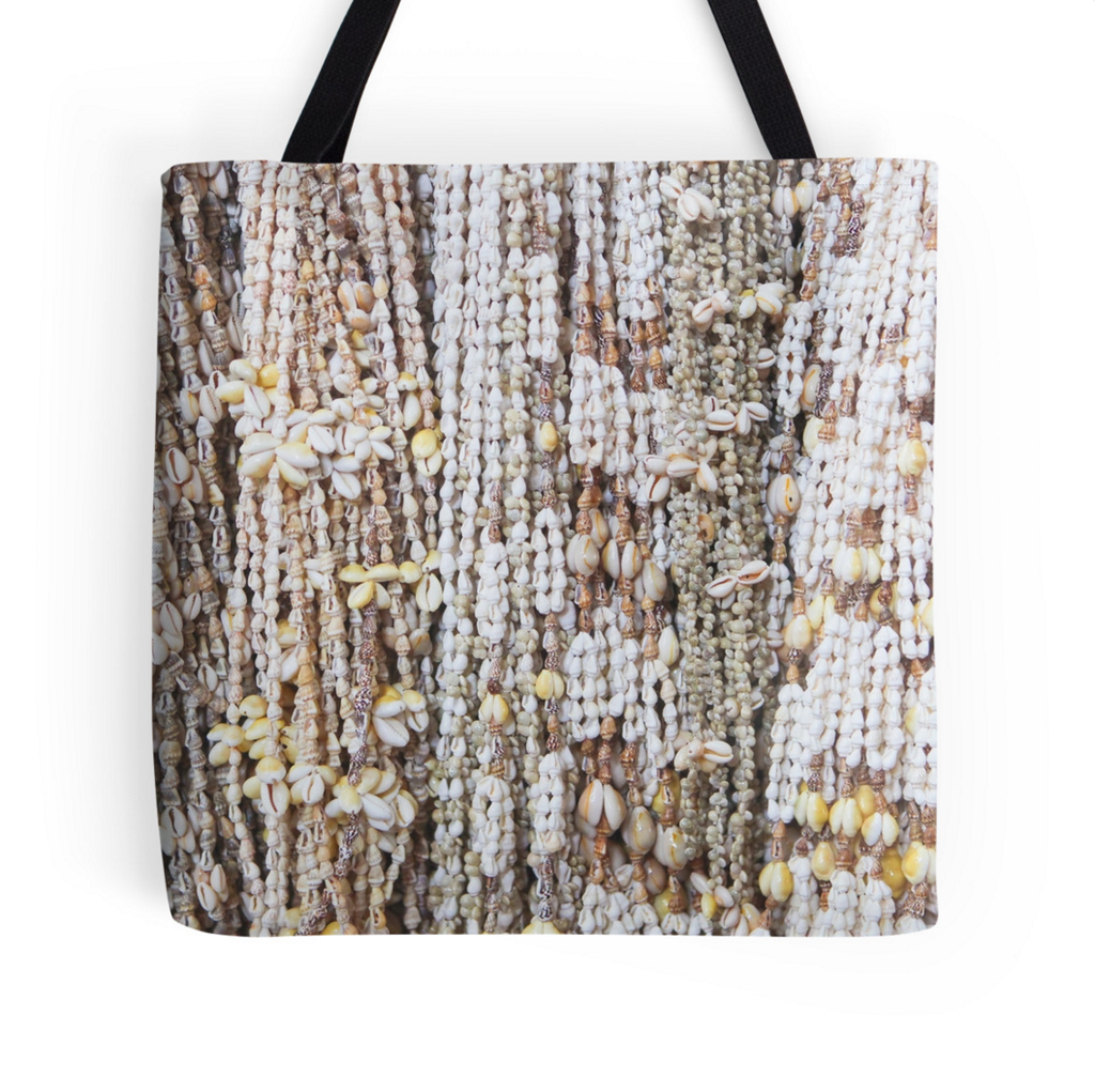 Tahiti Shell Leis Tote Bag