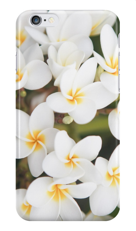 Elegant Plumeria iPhone Case