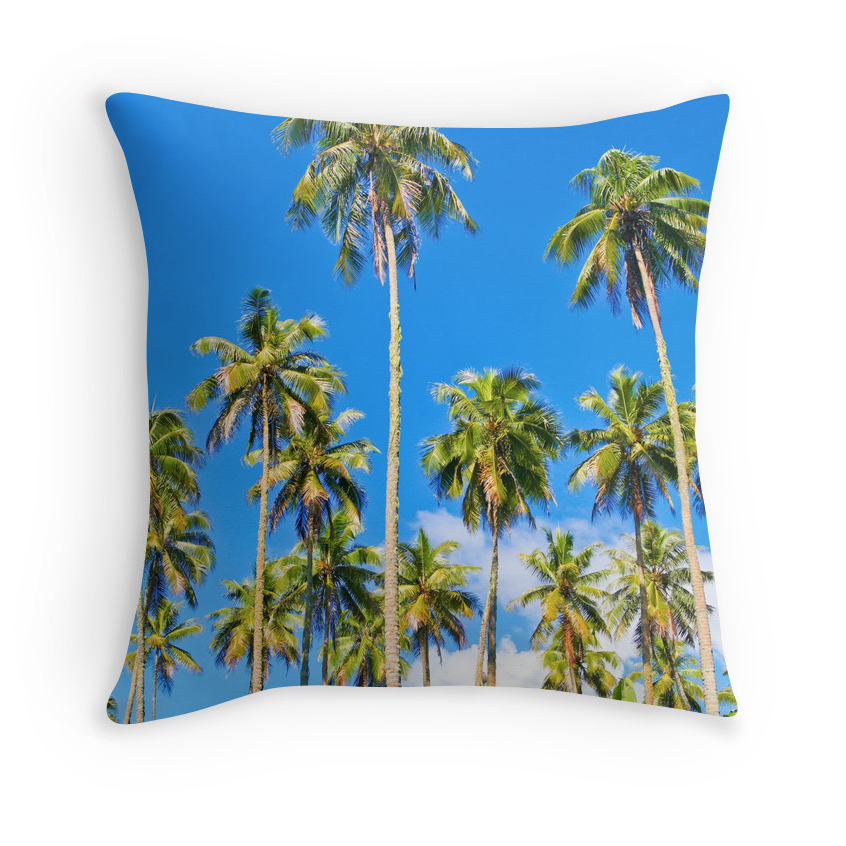 Temae Palm Tree Skies Pillow