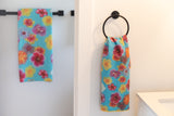 Plumeria & Hibiscus Tea Towel