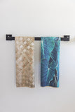 Rainy Kalo & Lauhala Tea Towel