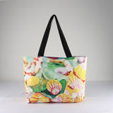 Hibiscus & Shells Reversible Bag