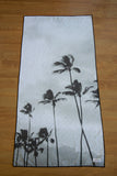 Black & White Palms Towel
