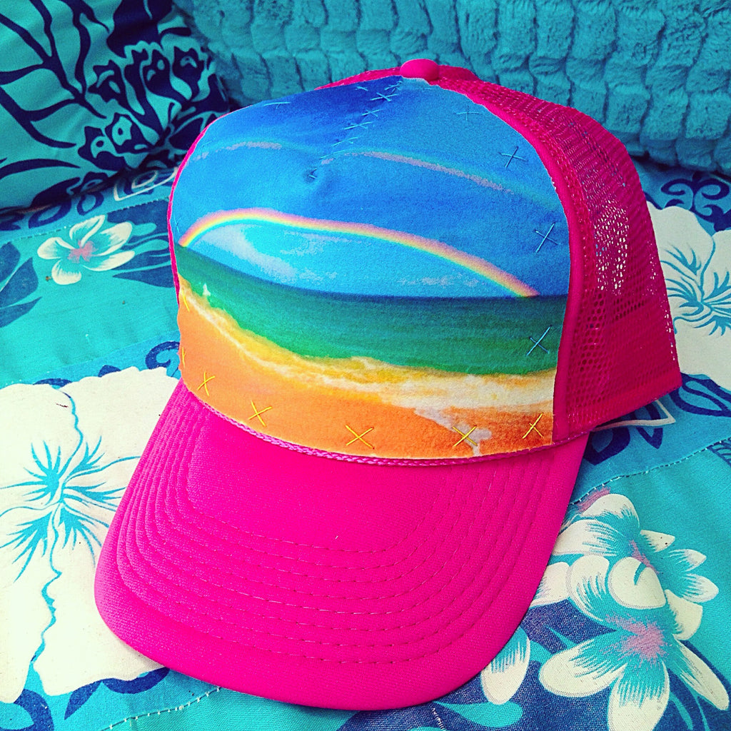 Double Rainbow Hat