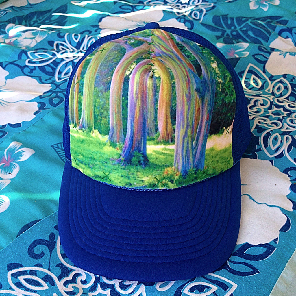 Rainbow Eucalyptus Hat