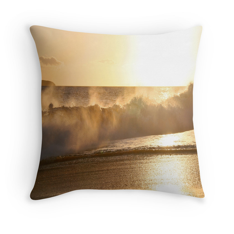 Makena Golden Wave Pillow