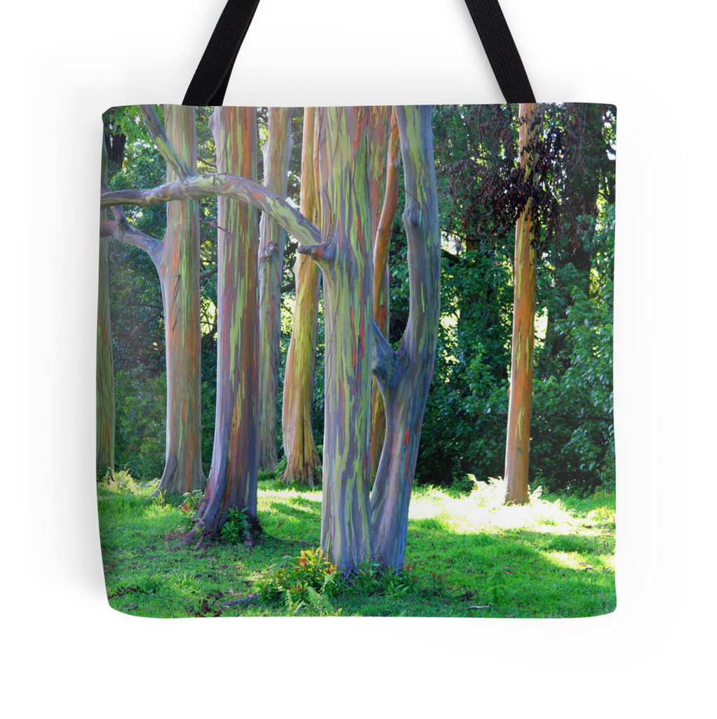 Rainbow Eucalyptus Tote Bag