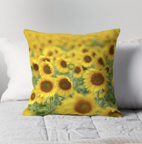 Sunflower Dreams Pillow