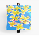 Floating Yellow Plumerias Sarong