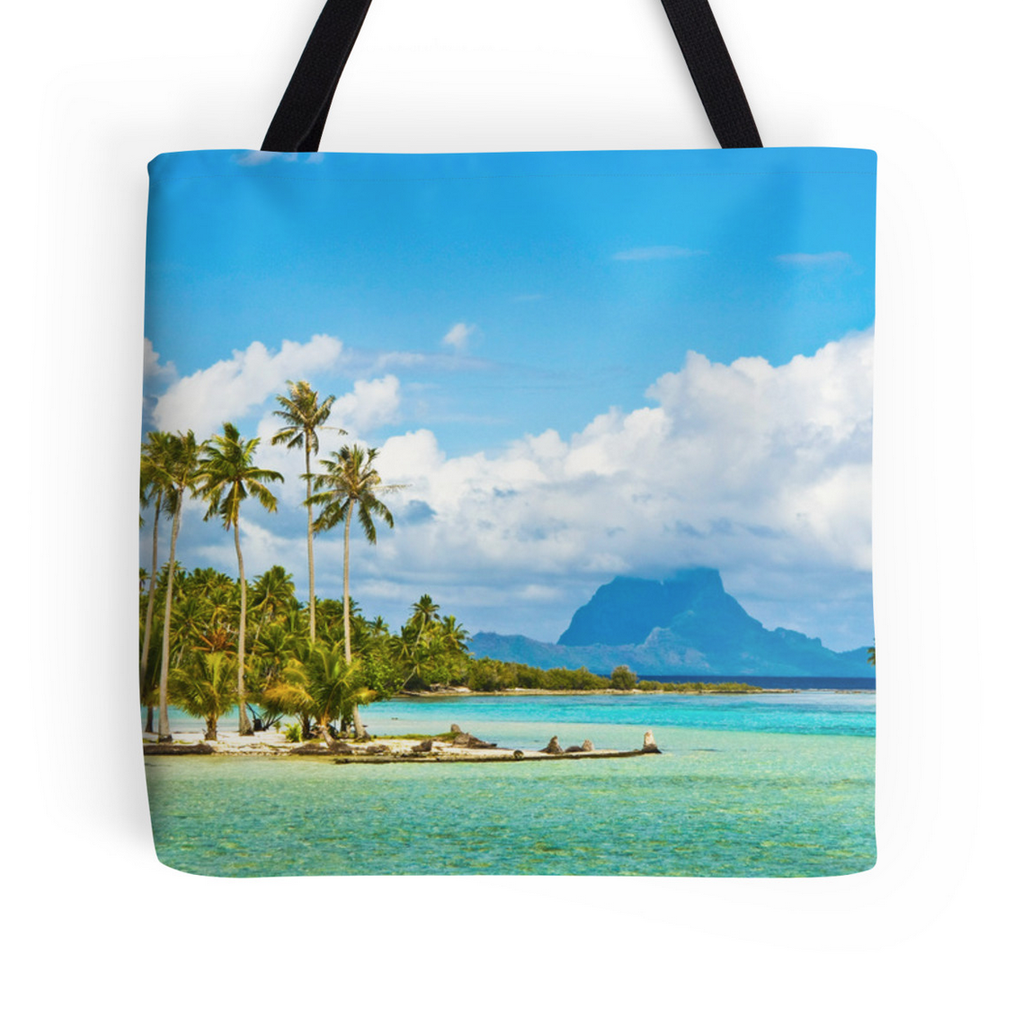 Tahiti Dream Island Tote Bag