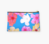 Vibrant Floating Hibiscus Clutch