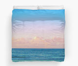 Cotton Candy Beach Sunset Duvet