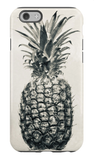 Vintage Black & White Pineapple iPhone Case