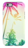 Rainbow Palm Skies iPhone Case