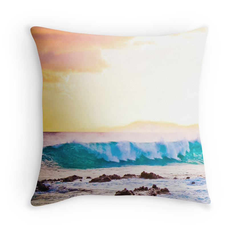 Secrets Sunset Wave Pillow